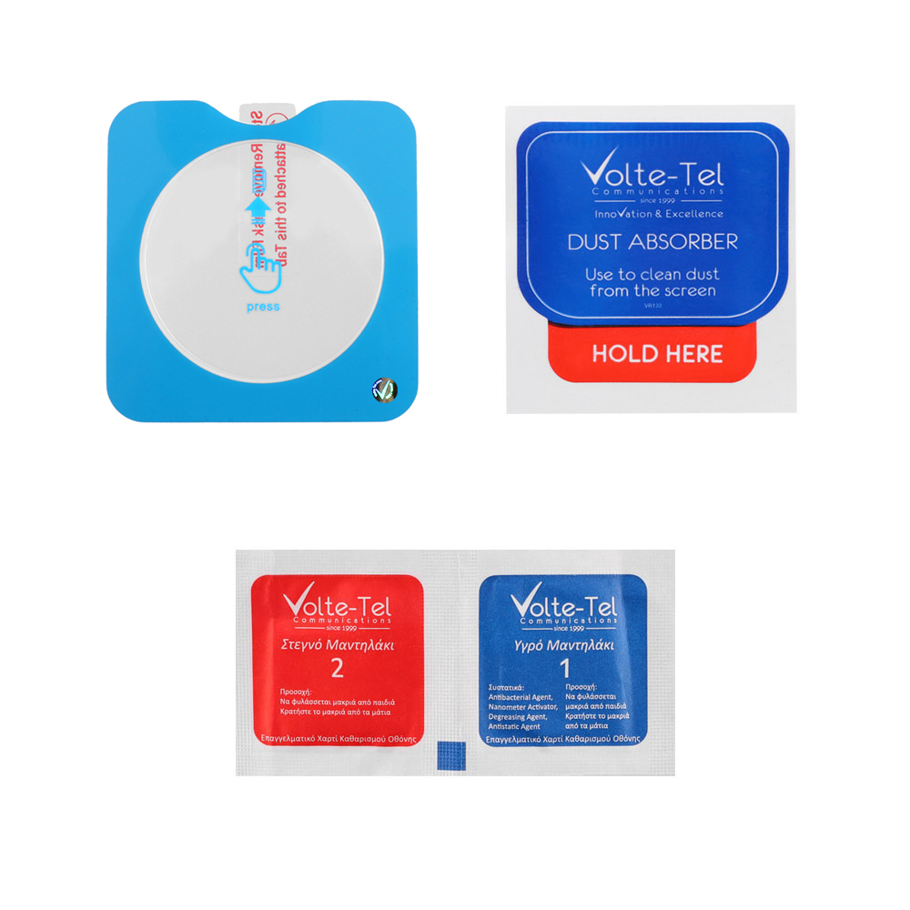 VOLTE-TEL TEMPERED GLASS XIAOMI WATCH S4 1.43" 9H 0.30mm 2.5D EASY APPLICATION FULL GLUE FULL COVER TRANSPARENT - Image 3