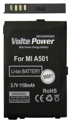 ΜΠΑΤΑΡΙΑ MIO A501 1150mAh Li-ion VoltePower - Image 2