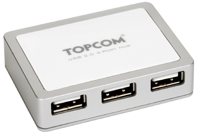 USB HUB mini 224Ρ 4 port TOPCOM ΜΕ ΤΡΟΦΟΔΟΣΙΑ - Image 2