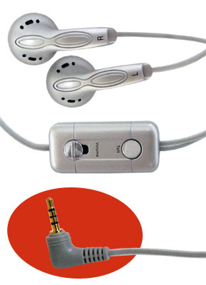 HANDS FREE STEREO Q-TEK 8010/8020/S10 SILVER PACKING OR - Image 2