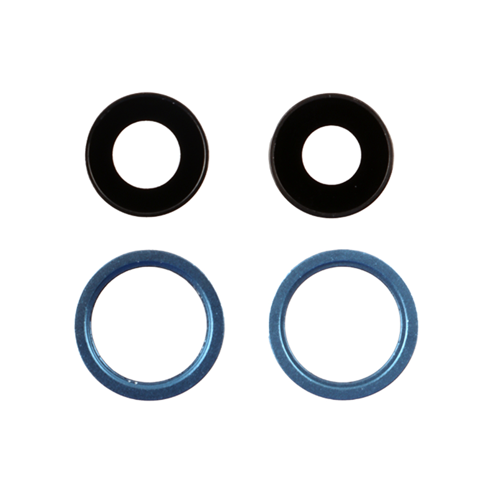IPHONE 13/13 MINI CAMERA LENS + RINGS SET 2 PCS BLUE 3P OR