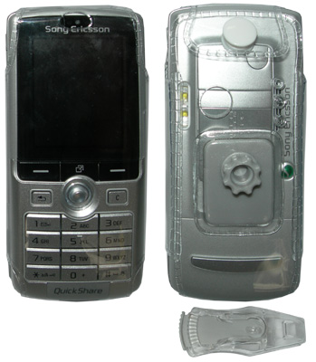 VOLTE-TEL ΘΗΚΗ SONY ERICSSON K750/K750i ΔΙΑΦΑΝΗ ΠΕΡΙΣΤΡΕΦΟΜΕΝΟ CLIP