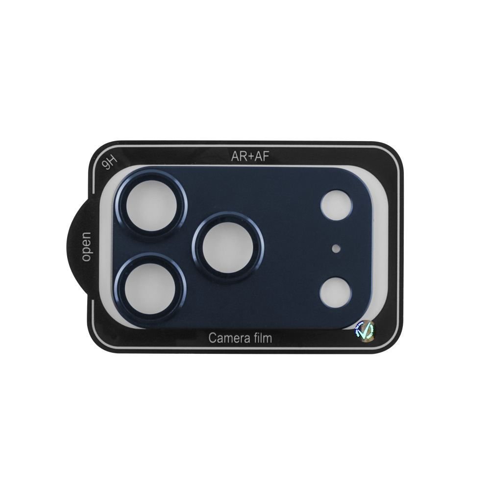 VOLTE-TEL CAMERA GLASS COVER IPHONE 17 PRO 6.3" 9H 0.30MM 3D AR ALUMINIUM-ELECTROPLATING FRAME BLUE - Image 4