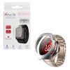 VOLTE-TEL TEMPERED GLASS HUAWEI WATCH 5 46mm 1.5" 9H 0.30mm PC EDGE COVER WITH KEY 3D FULL GLUE FULL COVER SILVER