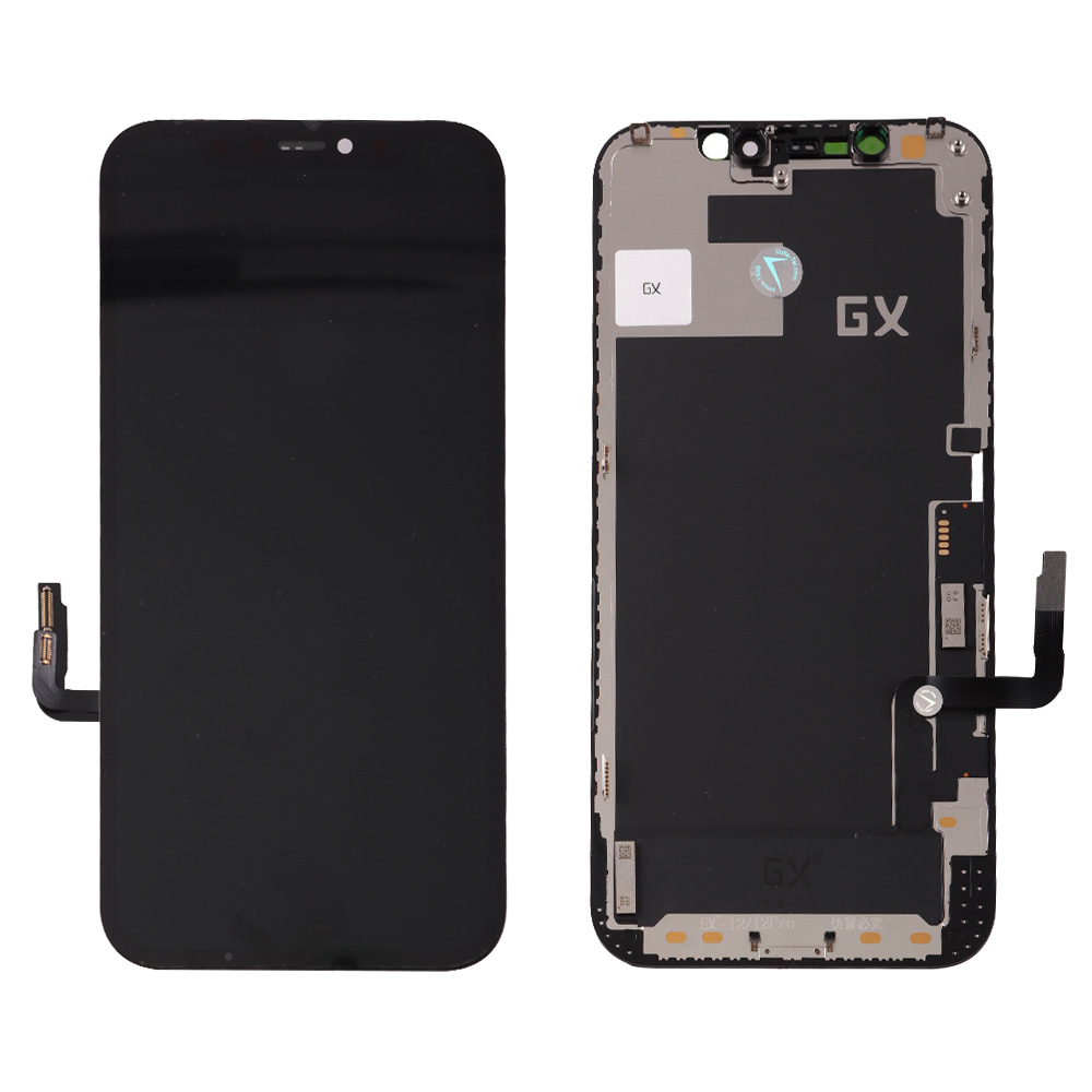 IPHONE 12 PRO/IPHONE 12 ΟΘΟΝΗ + TOUCH + LENS GX HARD OLED BLACK