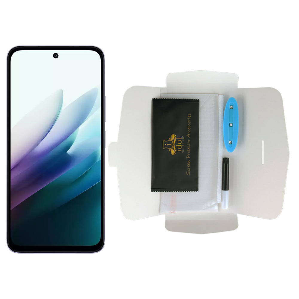 IDOL 1991 TEMPERED UV GLASS XIAOMI REDMI NOTE 15 4G 6.9" 9H 0.20mm 10D SEMI WITH GLUE-TOOL FINGER UNLOCK FULL COVER TRANSPA - Image 5
