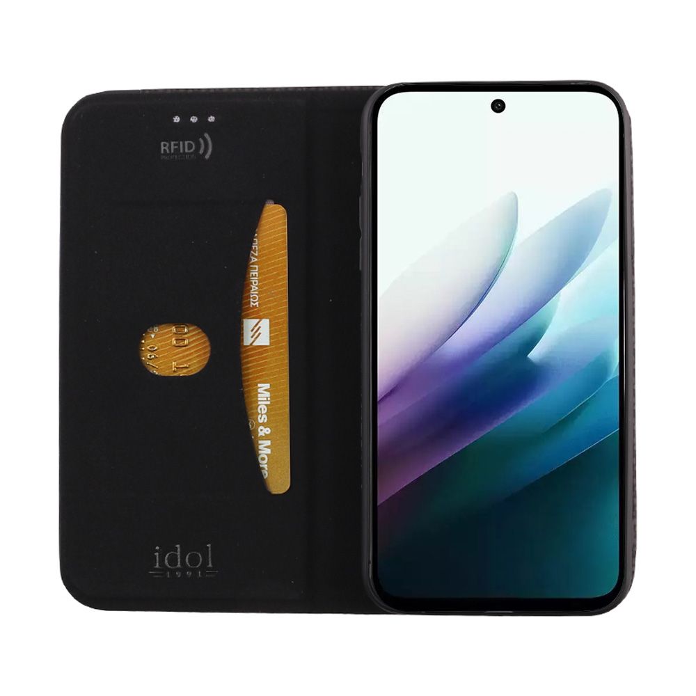 IDOL 1991 ΘΗΚΗ XIAOMI REDMI 15 5G 6.9" ELITE ANTI-RFID BOOK STAND BLACK - Image 7