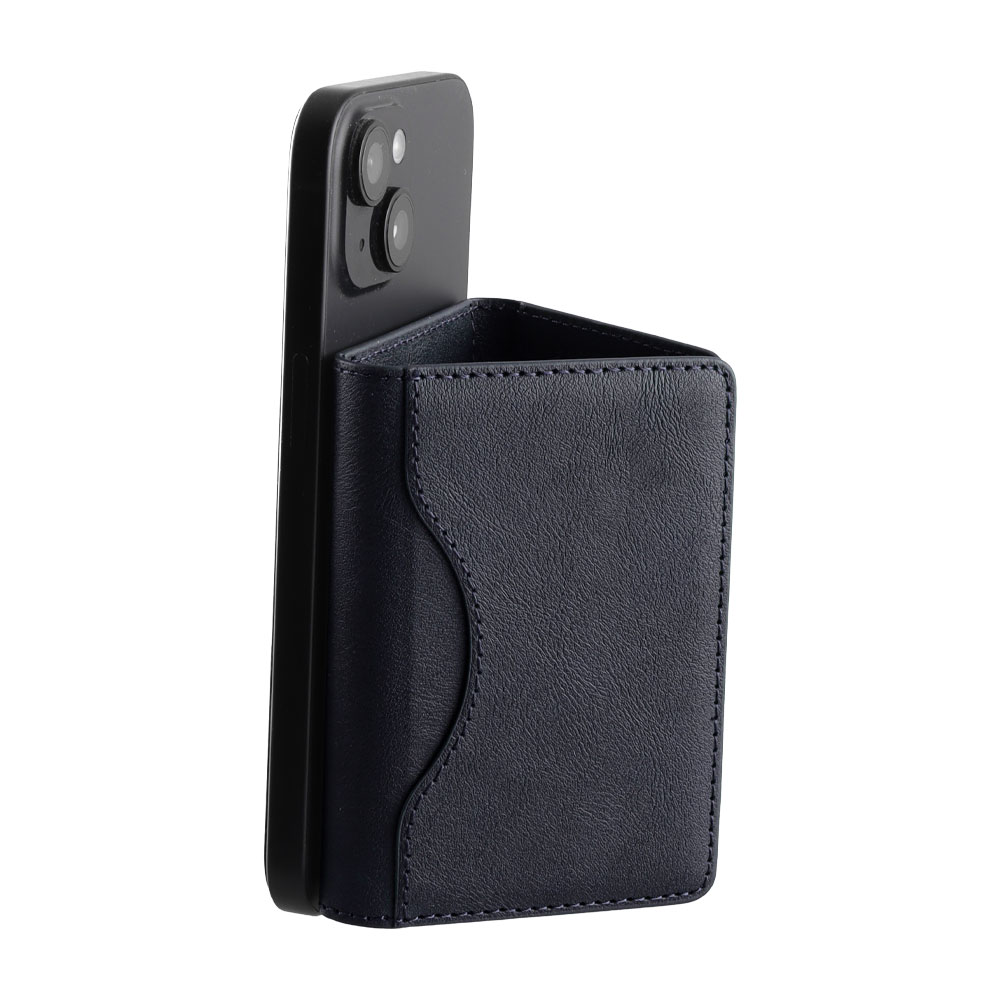 IDOL 1991 LEATHER POCKET MAGSAFE ANTI-RF CARD WALLET BLUE - Image 10