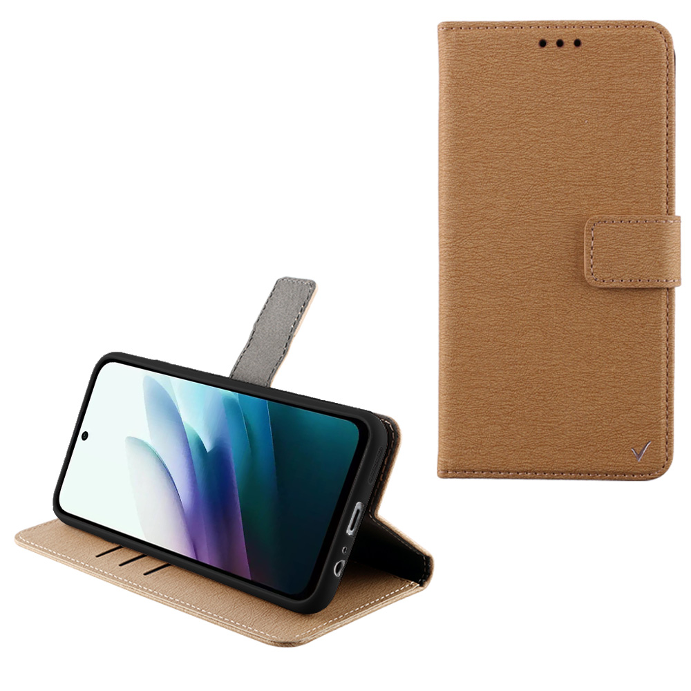VOLTE-TEL ΘΗΚΗ XIAOMI REDMI 15 4G GLOBAL VERSION 6.9" ALLURE MAGNET BOOK STAND CLIP GOLD