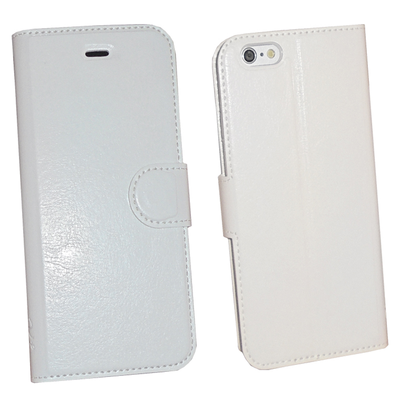 VOLTE-TEL ΘΗΚΗ IPHONE 6S PLUS/6 5.5" LEATHER-TPU BOOK STAND WHITE - Image 5