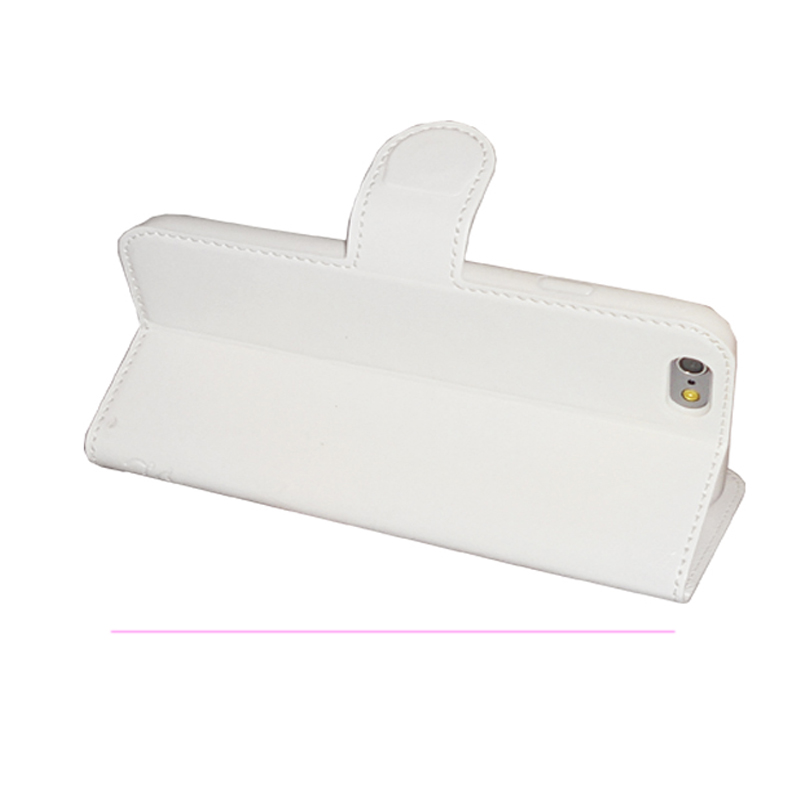 VOLTE-TEL ΘΗΚΗ IPHONE 6S PLUS/6 5.5" LEATHER-TPU BOOK STAND WHITE - Image 4