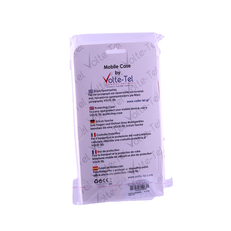 VOLTE-TEL ΘΗΚΗ MICROSOFT LUMIA 950 XL LEATHER-TPU BOOK STAND WHITE - Image 2