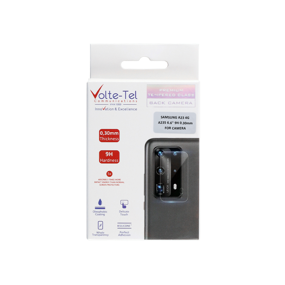 VOLTE-TEL CAMERA TEMPERED GLASS SAMSUNG A23 4G A235/A23 5G A236 6.6in 9H 0.30mm - Image 2
