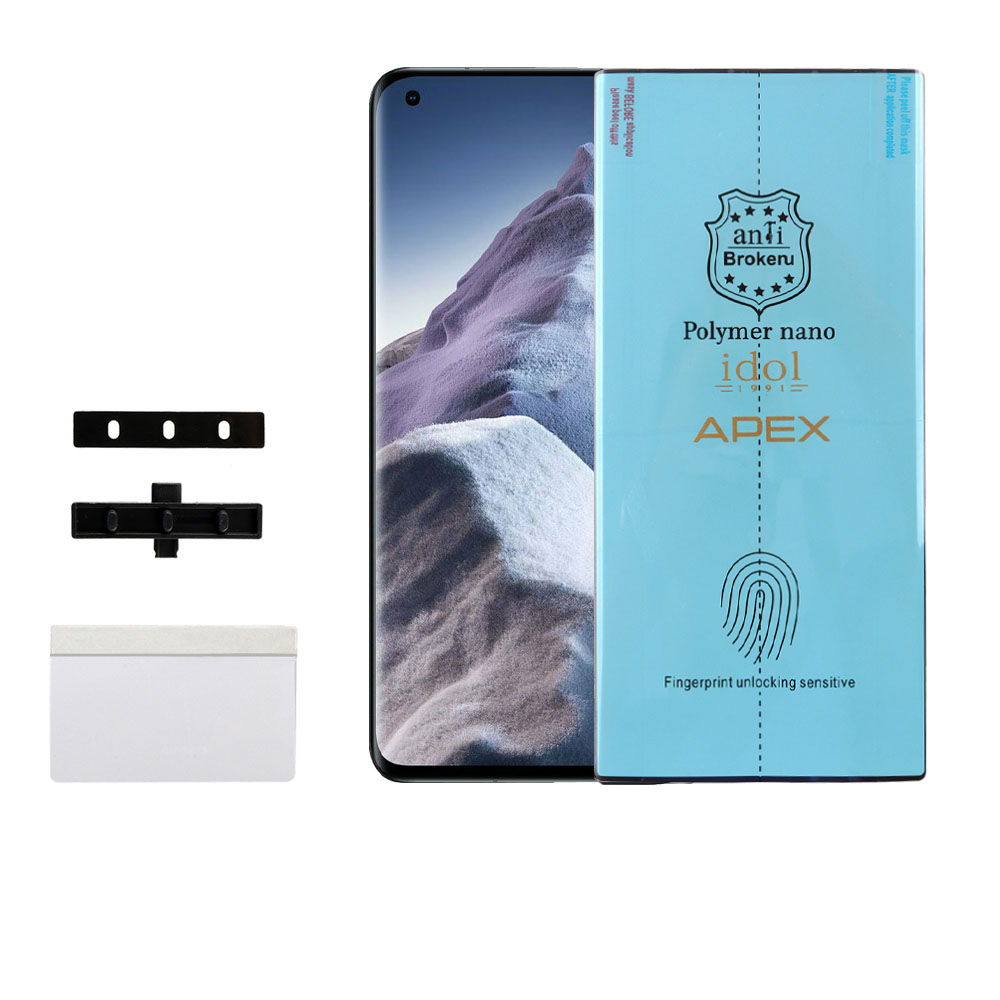 IDOL 1991 APEX POLYMER NANOTECH FILM XIAOMI MI 11/MI 11 PRO/MI 11 ULTRA 6.81in FINGER UNLOCK FULL COVER WITH INSTALLATION KIT - Image 9