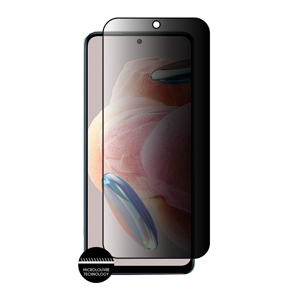 IDOL 1991 PRIVACY ANTISPY TEMPERED GLASS XIAOMI REDMI NOTE 12 5G 6.67in 9H 0.25mm SEMI CURVED FULL GLUE BLACK - Image 7