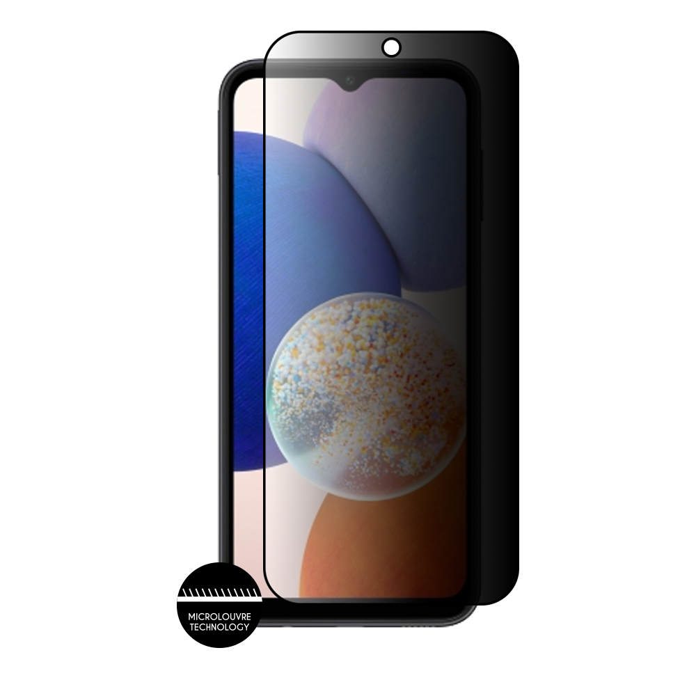 IDOL 1991 PRIVACY ANTISPY TEMPERED GLASS SAMSUNG A14 4G A145/A14 5G A146 6.6in 9H 0.25mm SEMI CURVED FULL GLUE BLACK - Image 7
