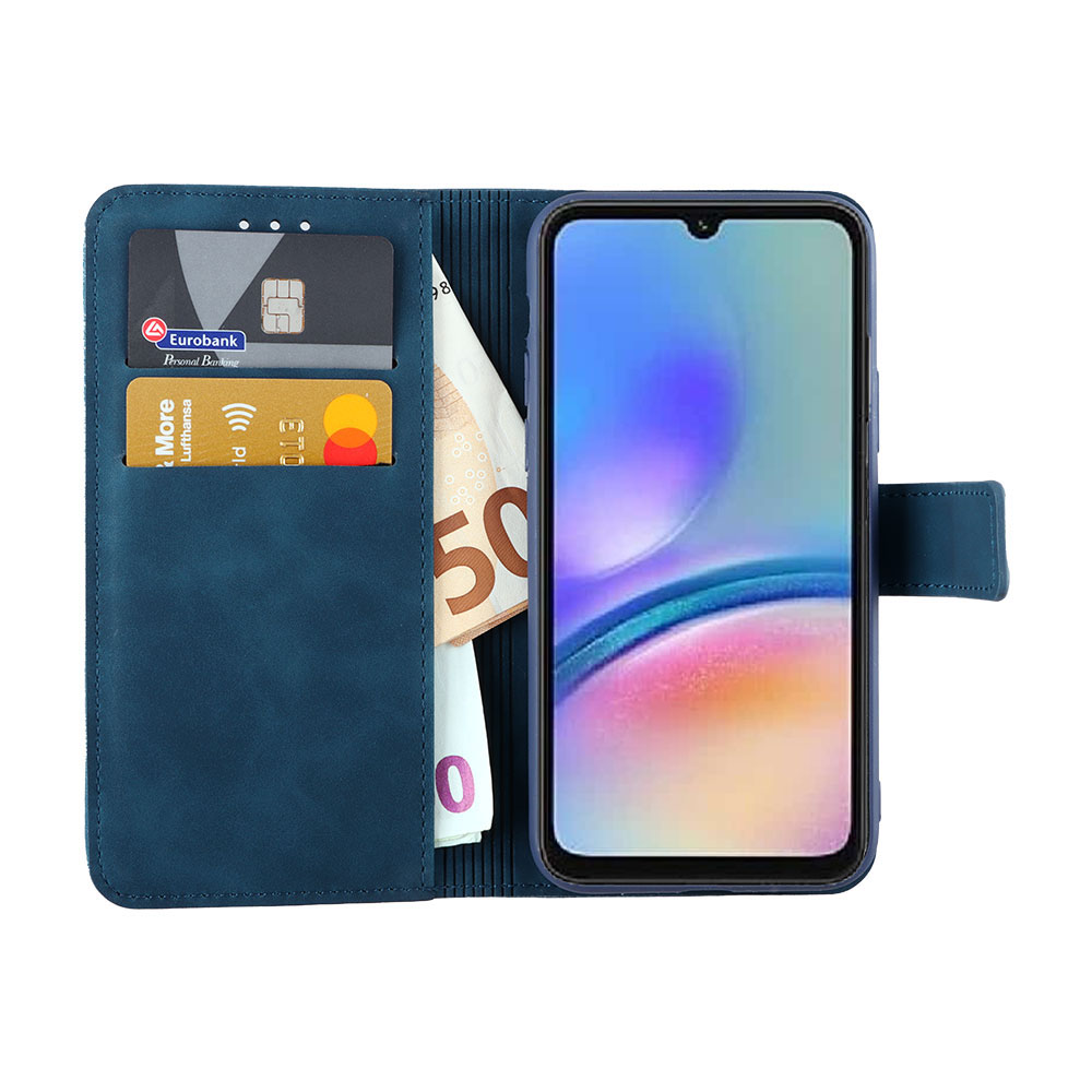 LIME ESSENTIAL ΘΗΚΗ SAMSUNG A05s 4G A057/F14 4G E145 6.7in MAGNET BOOK STAND CLIP DARK BLUE - Image 5
