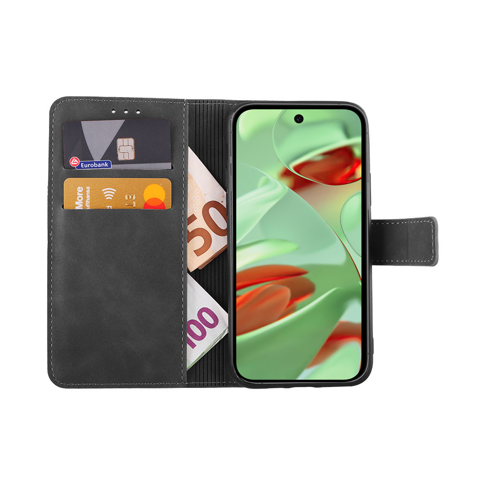 LIME ESSENTIAL ΘΗΚΗ GOOGLE PIXEL 9 5G 6.3in MAGNET BOOK STAND CLIP GREY - Image 5