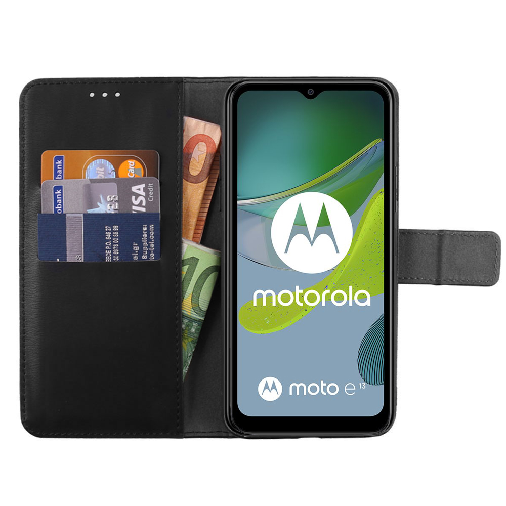 VOLTE-TEL ALLURE ΘΗΚΗ MOTOROLA MOTO E13 6.5in MAGNET BOOK STAND CLIP BLACK - Image 6