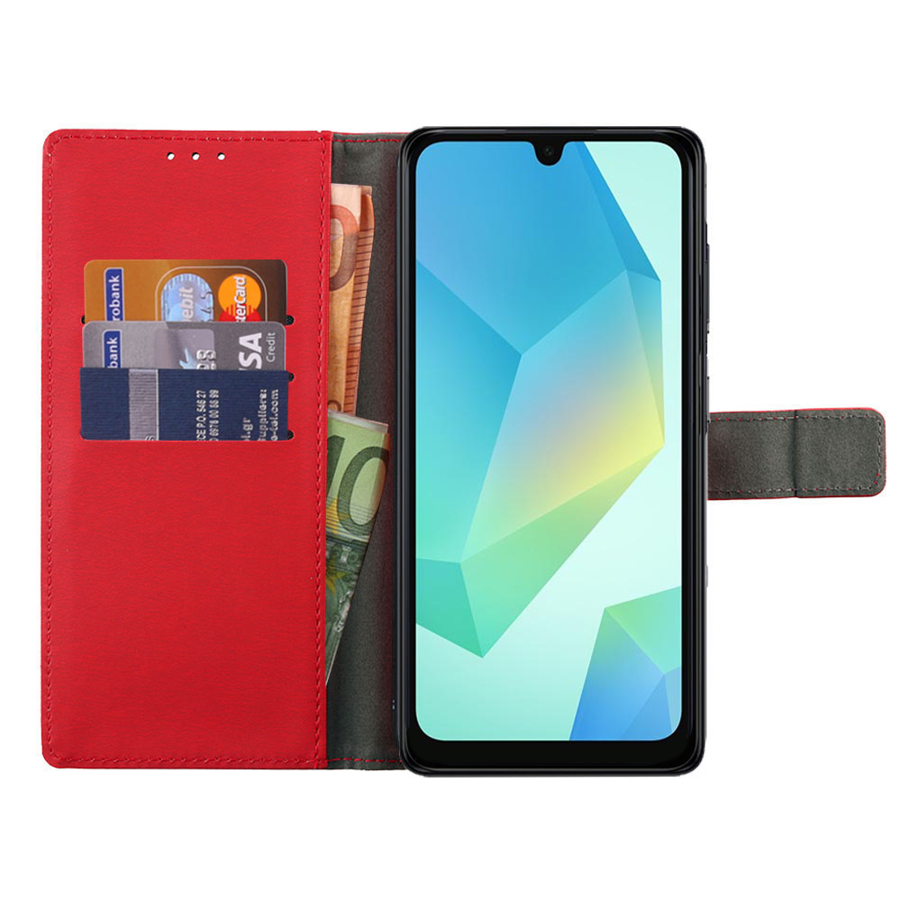 VOLTE-TEL ALLURE ΘΗΚΗ SAMSUNG A16 4G A165/A16 5G A166 6.7in MAGNET BOOK STAND CLIP RED - Image 6