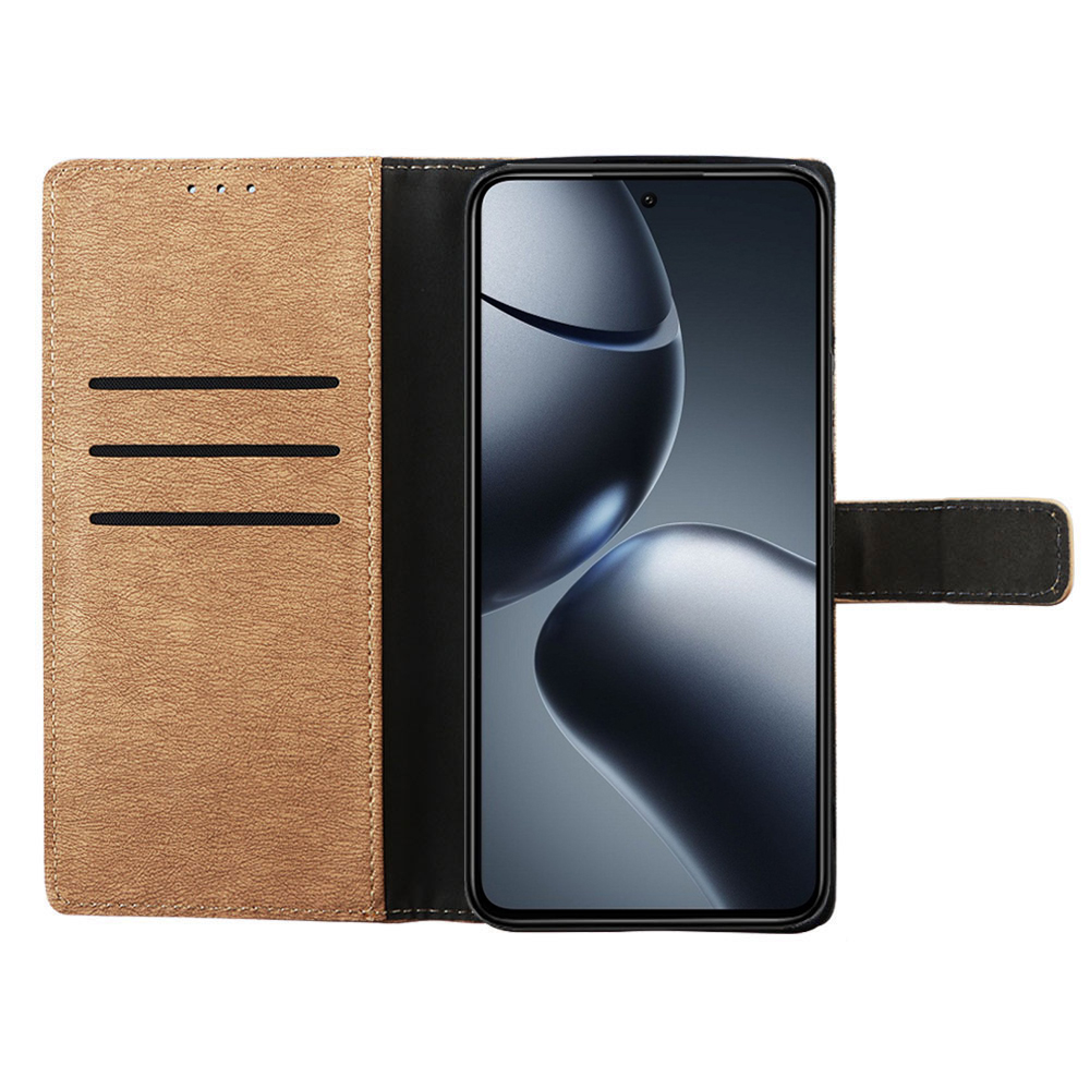 VOLTE-TEL ALLURE ΘΗΚΗ XIAOMI 14T 5G 6.67in MAGNET BOOK STAND CLIP GOLD - Image 6