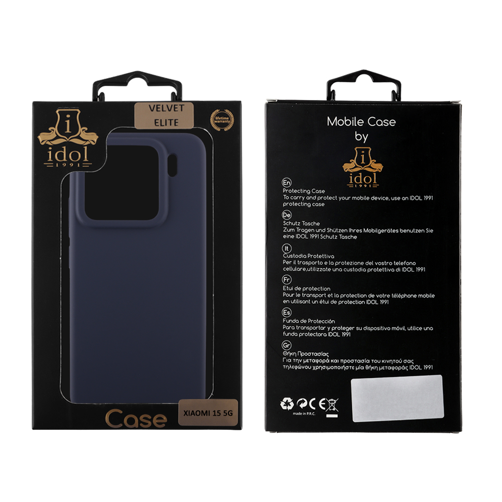 IDOL 1991 VELVET ELITE TPU ΘΗΚΗ XIAOMI 15 5G 6.36in 4 SIDE CAMERA GUARD BLUE - Image 2