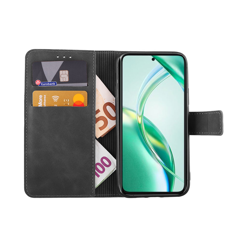 LIME ESSENTIAL ΘΗΚΗ HONOR 200 SMART 5G 6.8in MAGNET BOOK STAND CLIP GREY - Image 5