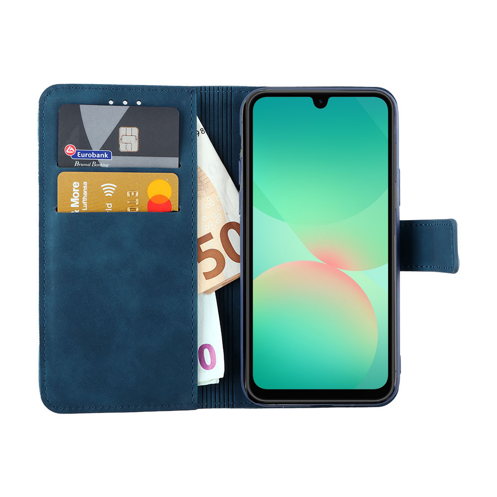 LIME ESSENTIAL ΘΗΚΗ SAMSUNG A26 5G A266 6.7in MAGNET BOOK STAND CLIP DARK BLUE - Image 5