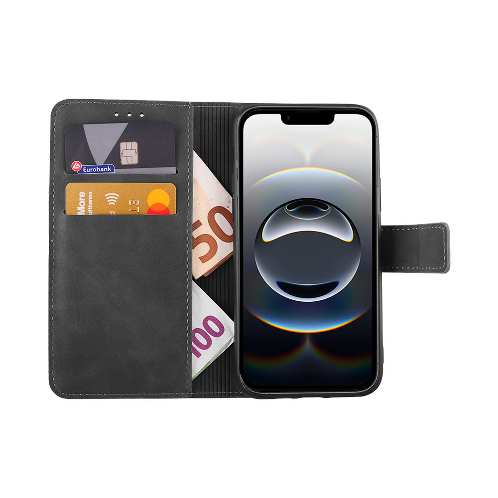 LIME ESSENTIAL ΘΗΚΗ IPHONE 16E/ IPHONE 17E 6.1in MAGNET BOOK STAND CLIP GREY - Image 5