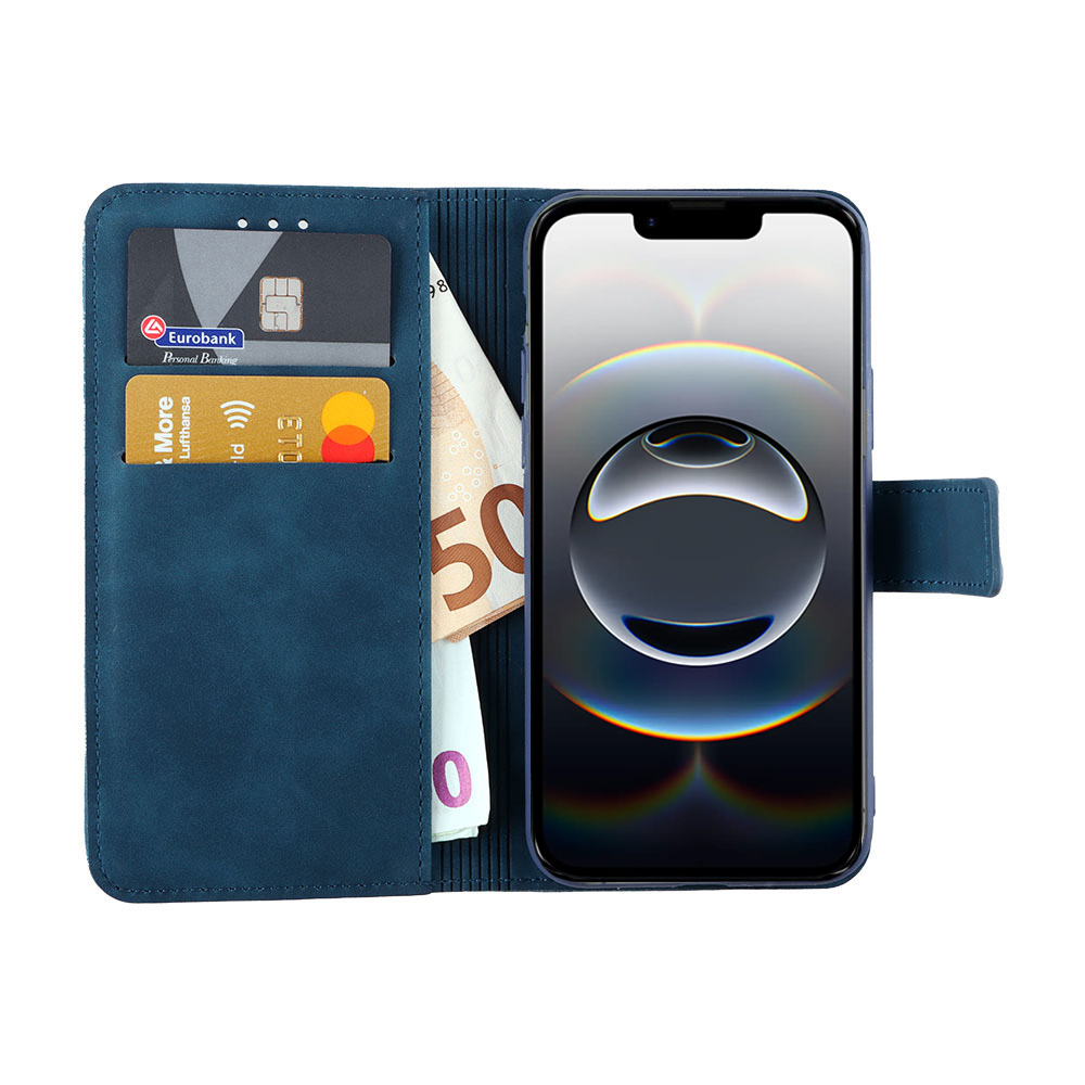 LIME ESSENTIAL ΘΗΚΗ IPHONE 16E/ IPHONE 17E 6.1in MAGNET BOOK STAND CLIP DARK BLUE - Image 5