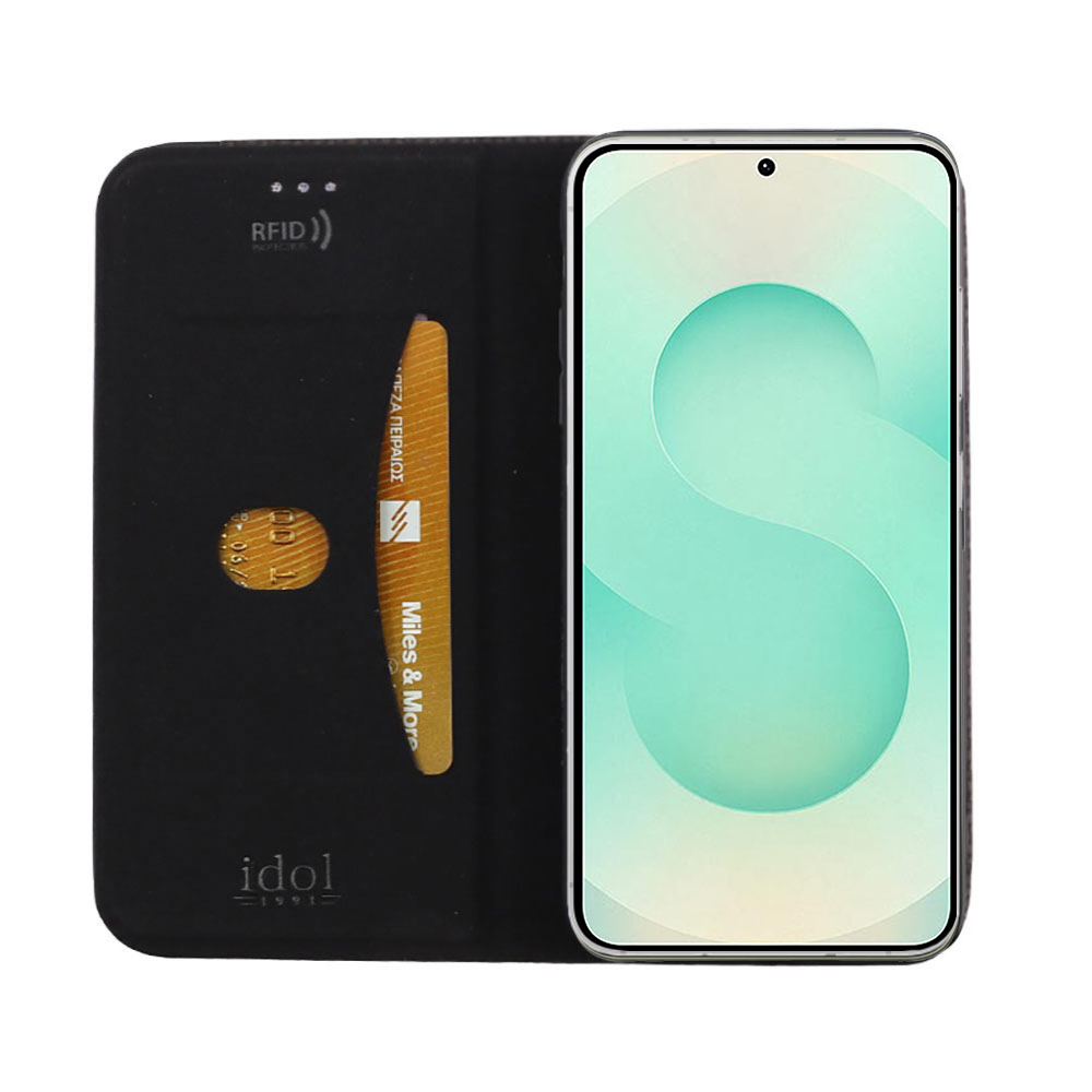 IDOL 1991 ELITE ΘΗΚΗ SAMSUNG S25 PLUS 5G S936 6.7in ANTI-RFID BOOK STAND BLACK - Image 7