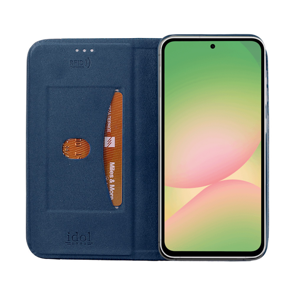 IDOL 1991 ELITE ΘΗΚΗ SAMSUNG A56 5G A566 6.7in ANTI-RFID BOOK STAND BLUE - Image 7