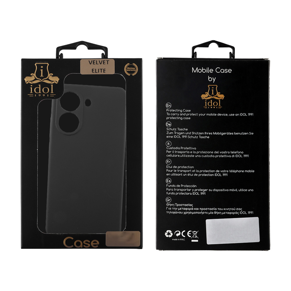 IDOL 1991 VELVET ELITE TPU ΘΗΚΗ XIAOMI POCO X7 PRO 5G 6.67in 4 SIDE FULL CAMERA PROTECTION BLACK - Image 2