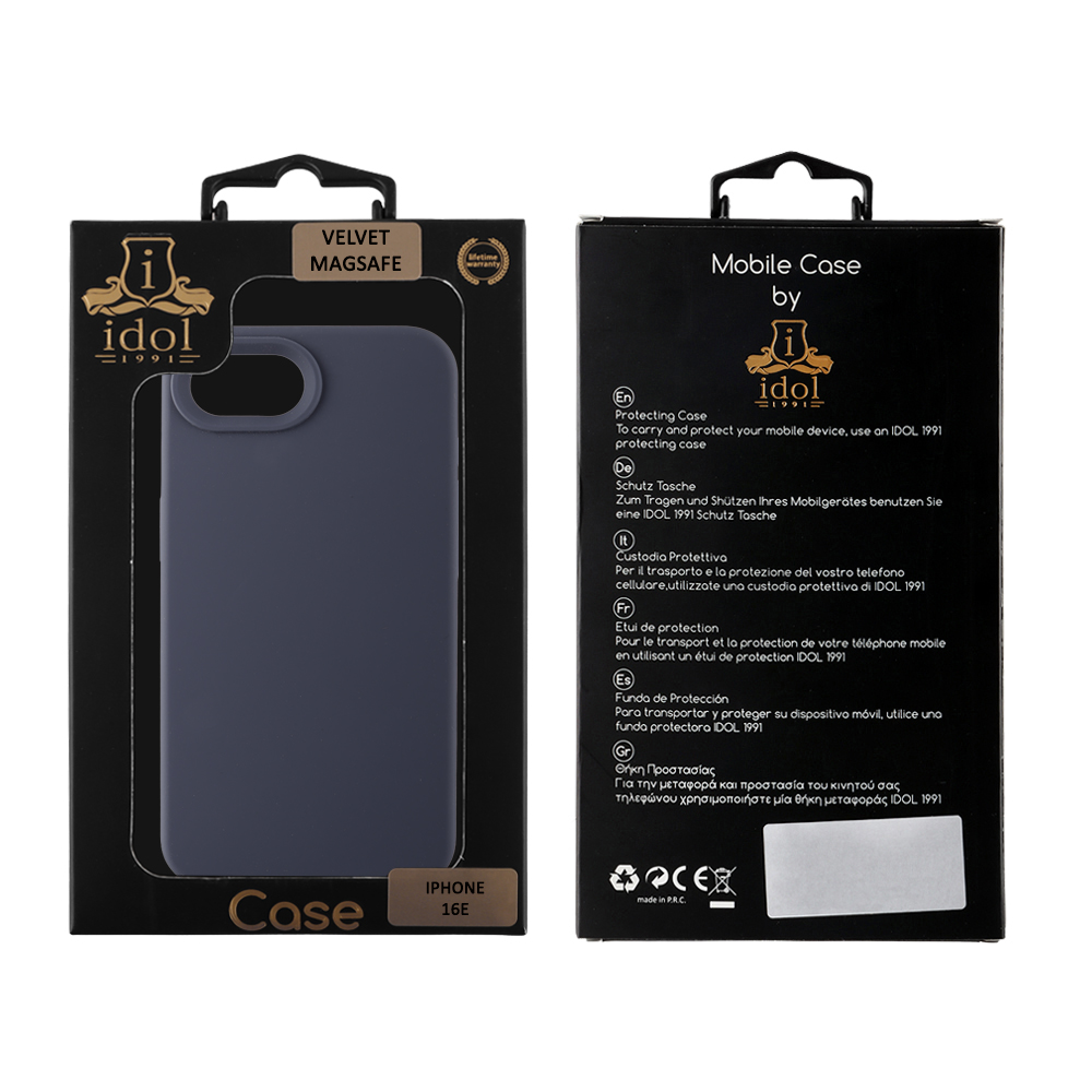 IDOL 1991 VELVET ELITE TPU ΘΗΚΗ IPHONE 16E/ IPHONE 17E 6.1in 4 SIDE CAMERA GUARD BLUE - Image 2