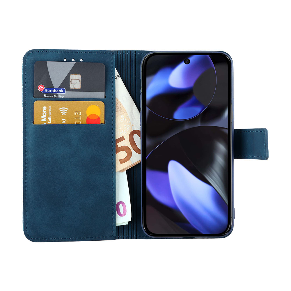 LIME ESSENTIAL ΘΗΚΗ GOOGLE PIXEL 10/PIXEL 10 PRO 5G 6.3in MAGNET BOOK STAND CLIP DARK BLUE - Image 5