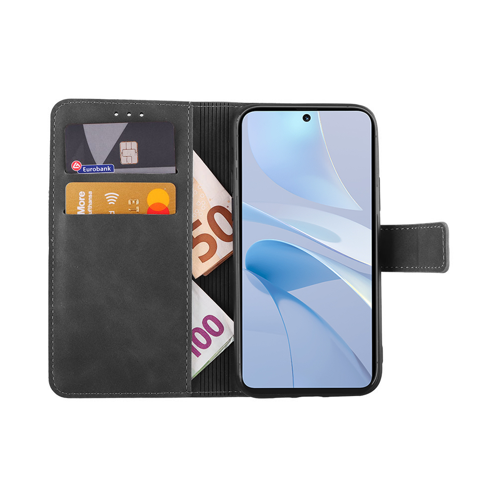 LIME ESSENTIAL ΘΗΚΗ HUAWEI NOVA 13i 6.7in MAGNET BOOK STAND CLIP GREY - Image 5