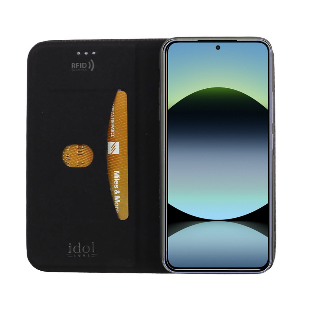 IDOL 1991 ELITE ΘΗΚΗ XIAOMI REDMI NOTE 14 4G 6.67in ANTI-RFID BOOK STAND BLACK - Image 7