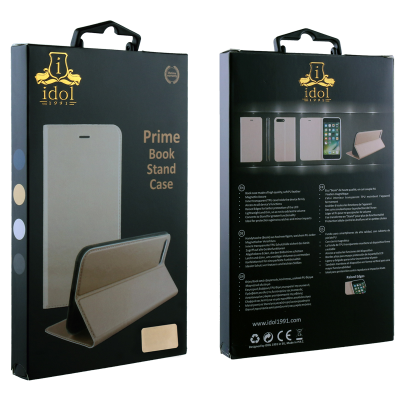 IDOL 1991 ΘΗΚΗ XIAOMI POCOPHONE F1 6.18" PRIME MAGNET BOOK STAND GOLD - Image 2