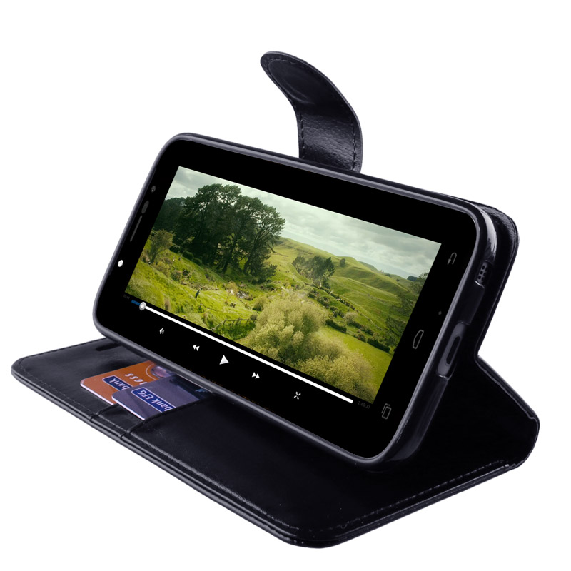 VOLTE-TEL ΘΗΚΗ LG G3 D855 LEATHER-TPU BOOK STAND BLACK - Image 3