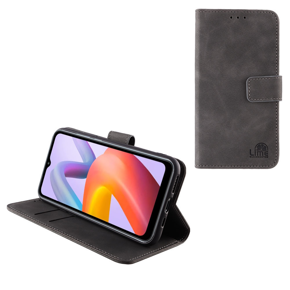 LIME ESSENTIAL ΘΗΚΗ XIAOMI REDMI A2+ 6.52in MAGNET BOOK STAND CLIP GREY