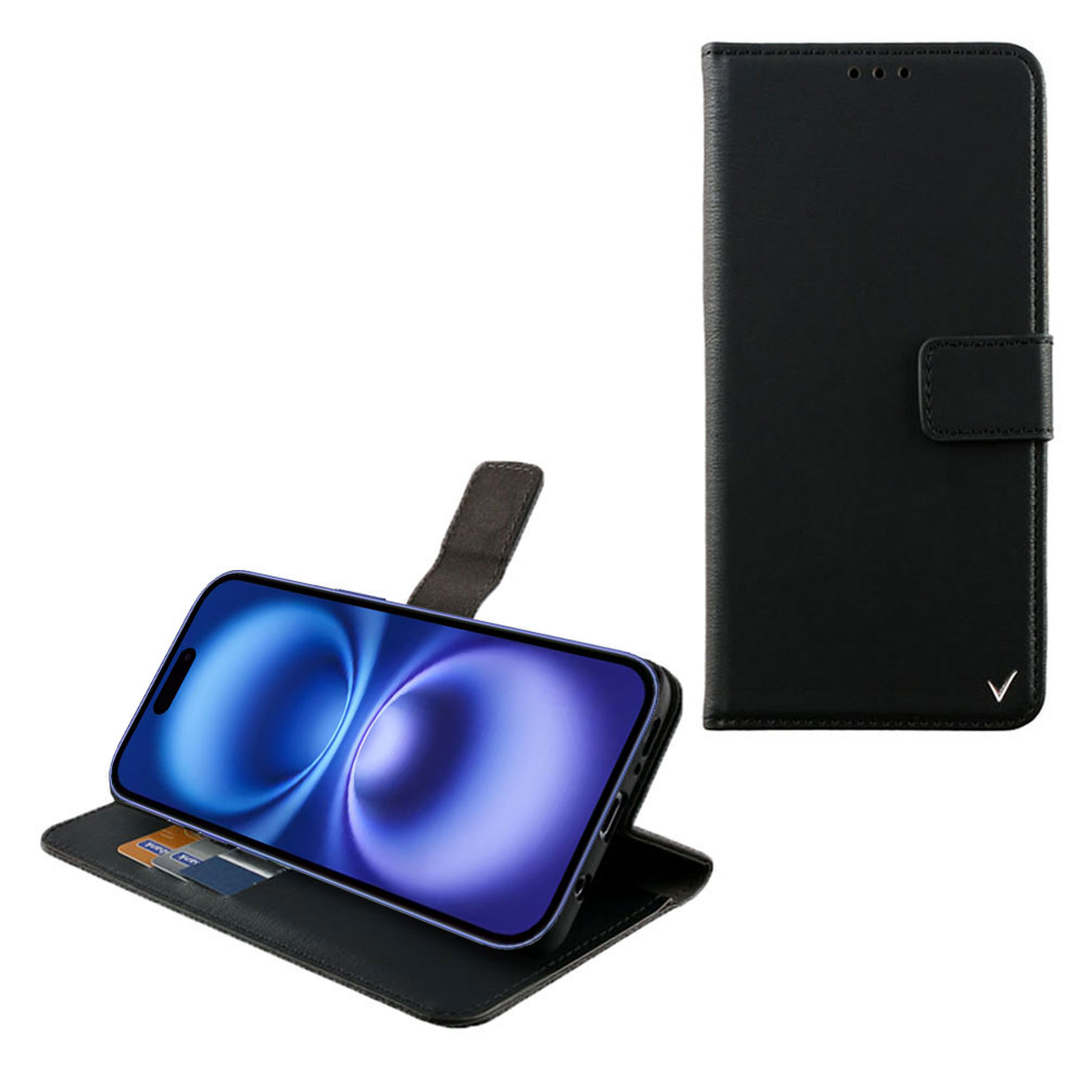 VOLTE-TEL ALLURE ΘΗΚΗ IPHONE 16 6.1in MAGNET BOOK STAND CLIP BLACK