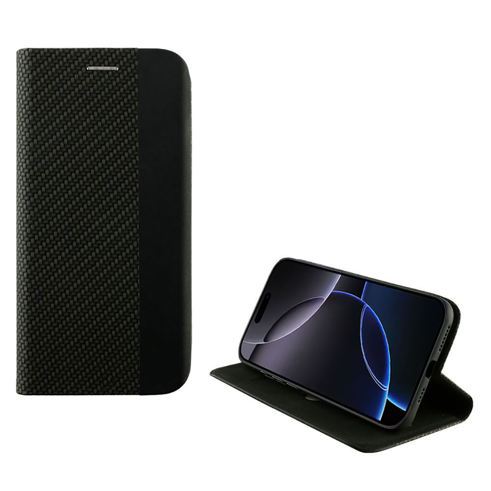 IDOL 1991 ELITE ΘΗΚΗ IPHONE 16 PRO MAX 6.9in ANTI-RFID BOOK STAND BLACK