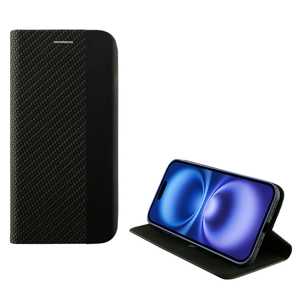 IDOL 1991 ELITE ΘΗΚΗ IPHONE 16 PLUS 6.7in ANTI-RFID BOOK STAND BLACK