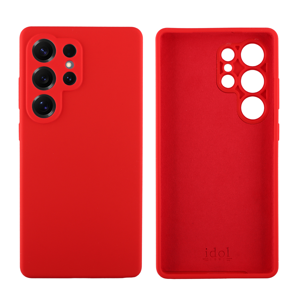 IDOL 1991 VELVET ELITE TPU ΘΗΚΗ SAMSUNG S25 ULTRA 5G S938 6.9in 4 SIDE FULL CAMERA PROTECTION RED
