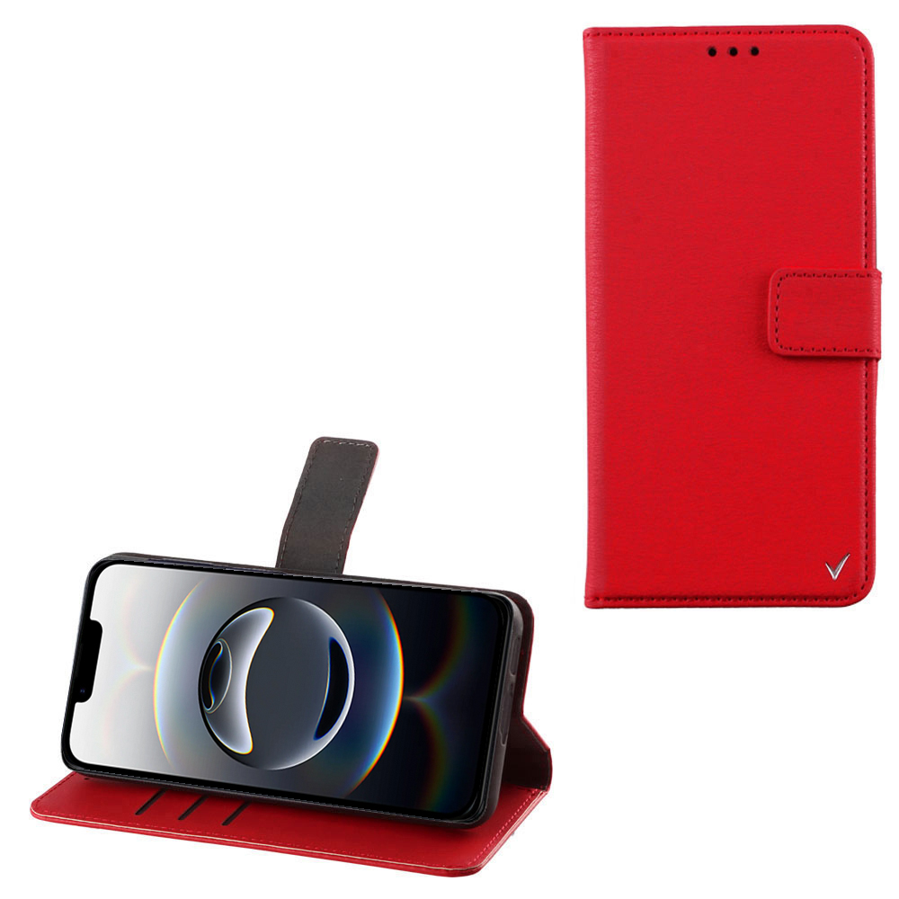 VOLTE-TEL ALLURE ΘΗΚΗ IPHONE 16E/ IPHONE 17E 6.1in MAGNET BOOK STAND CLIP RED