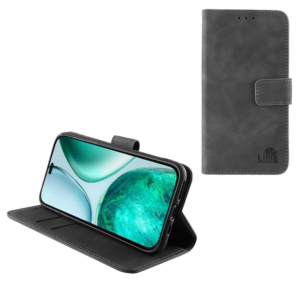 LIME ESSENTIAL ΘΗΚΗ HONOR X8C 6.7in MAGNET BOOK STAND CLIP GREY