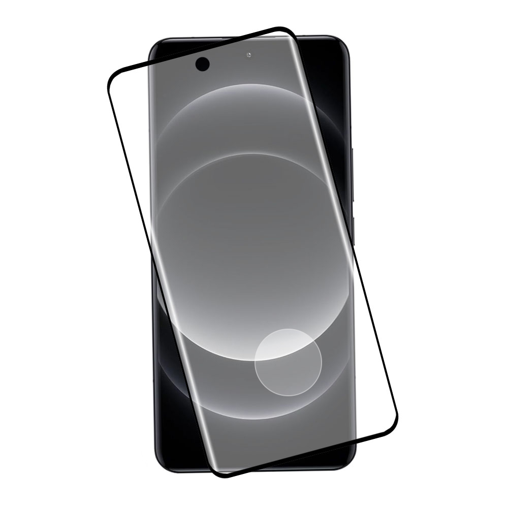 IDOL 1991 GLAMOUR TEMPERED GLASS XIAOMI 14 ULTRA 5G 6.73in 9H 0.30mm FULL COVER 3D EDGE GLUE FINGER UNLOCK BLACK