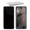 SAMSUNG S25 EDGE 5G S937 ΟΘΟΝΗ + TOUCH SCREEN + LENS GH82-37224C BLACK ORIGINAL SERVICE PACK