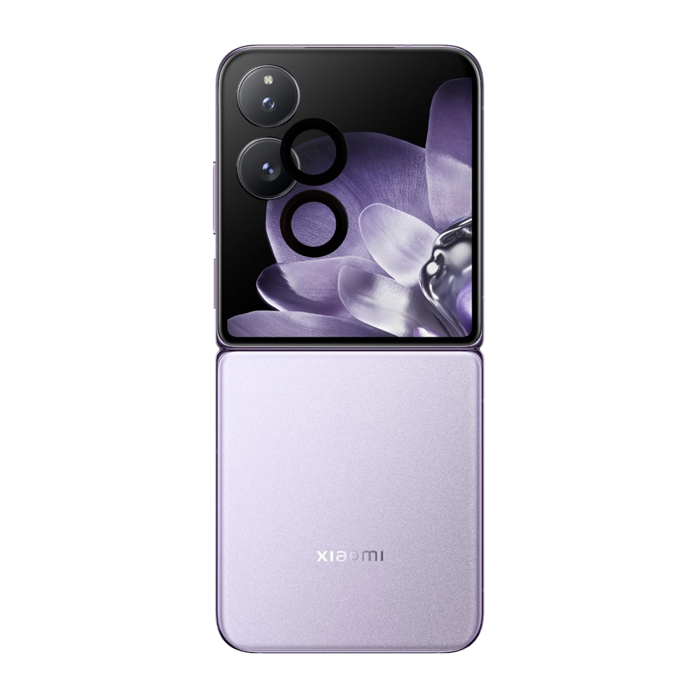 VOLTE-TEL CAMERA GLASS COVER XIAOMI MIX FLIP 5G 6.86in 9H 0.30MM EASY APPLICATION BLACK - Image 5