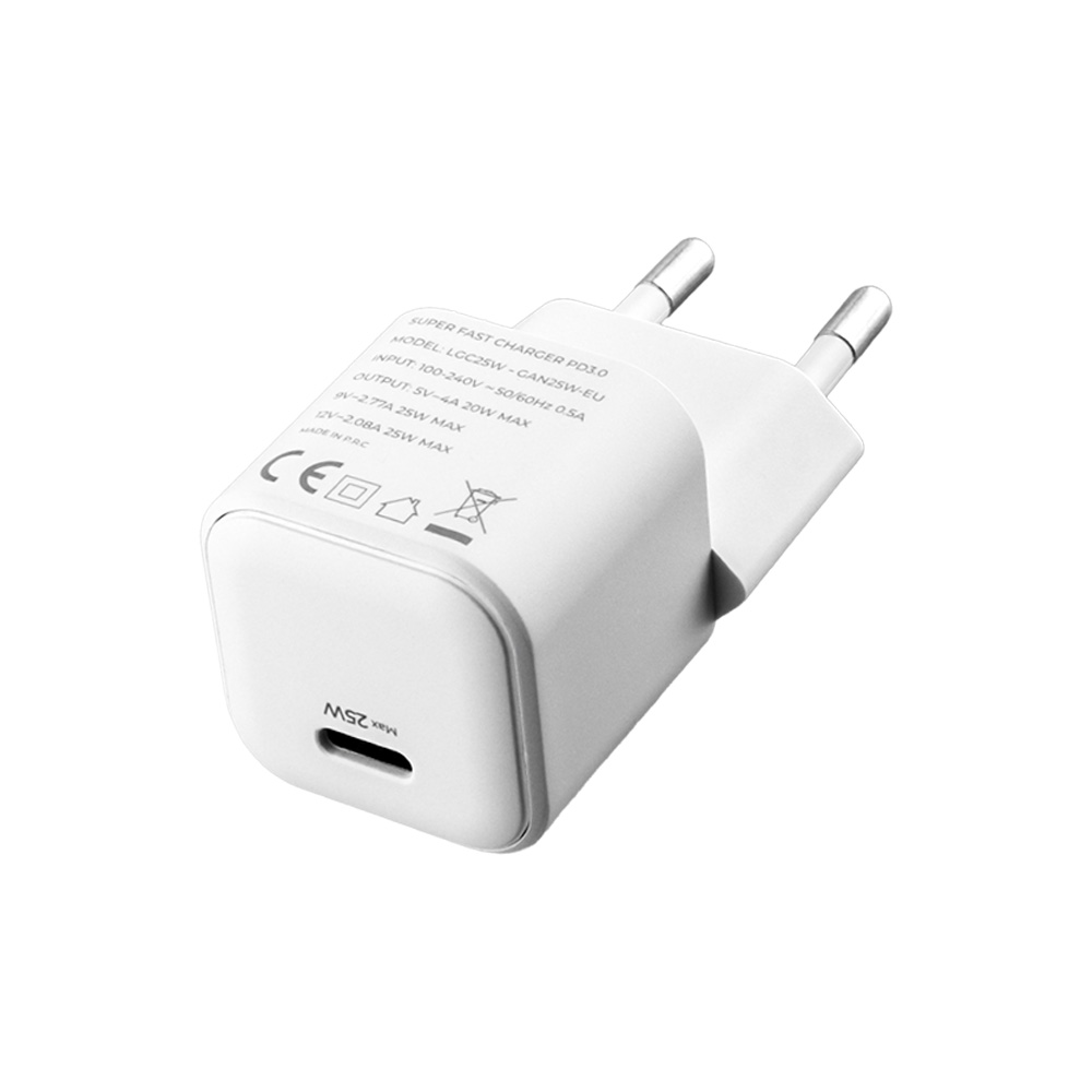 LIME TYPE C MINI GAN PD 3.0 SUPER FAST TRAVEL LGC25W 5V 4.0A/ 9V 2.77A 25W+ BRAIDED ΦΟΡΤΙΣΗΣ-DATA LBCL01 TYPE C TO LIGHTNING 30 - Image 10